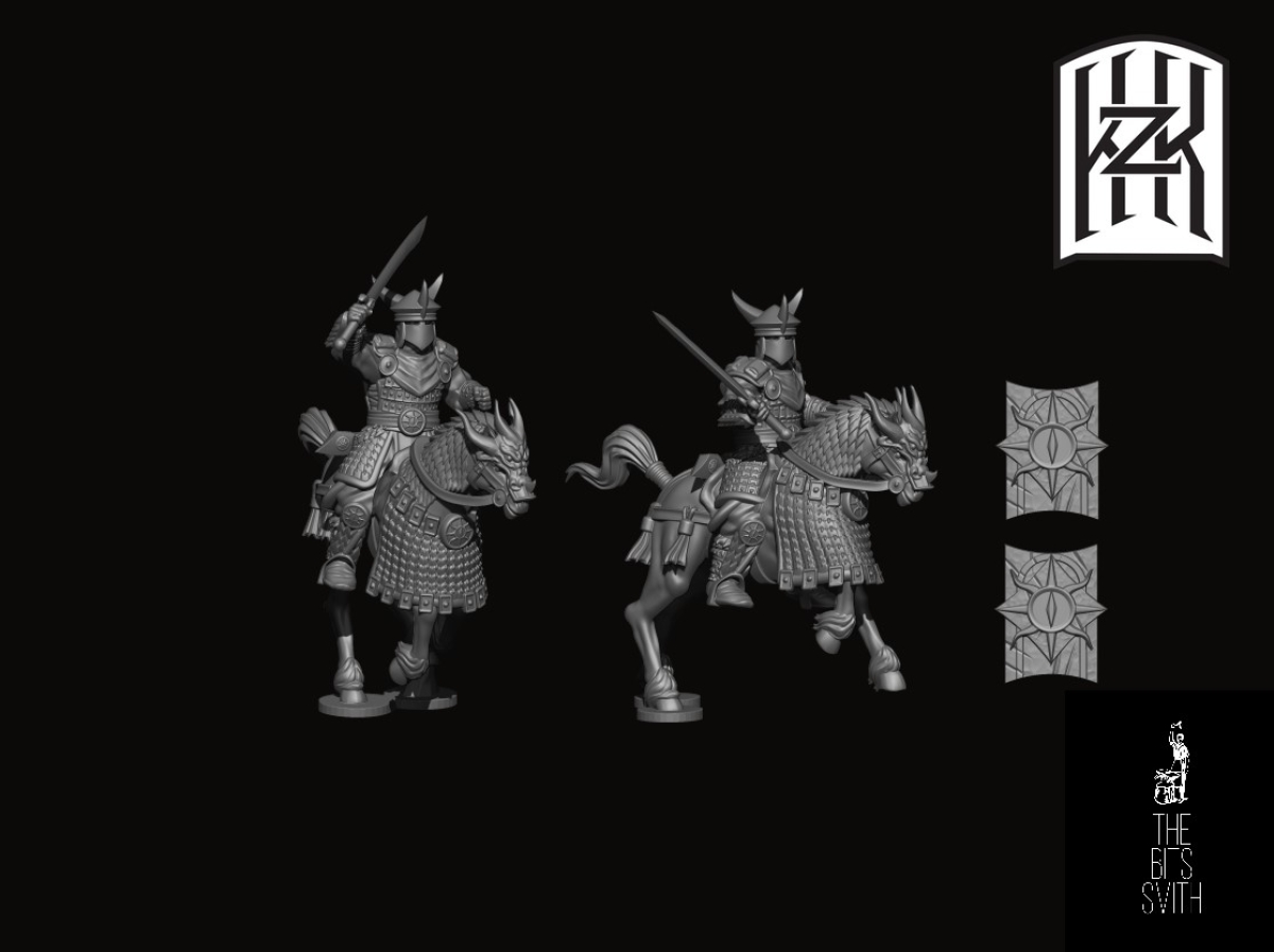 Goldene Horde: bewaffnete Reiter